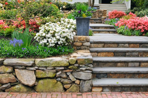 Stone Stairs Repair in Greenfield